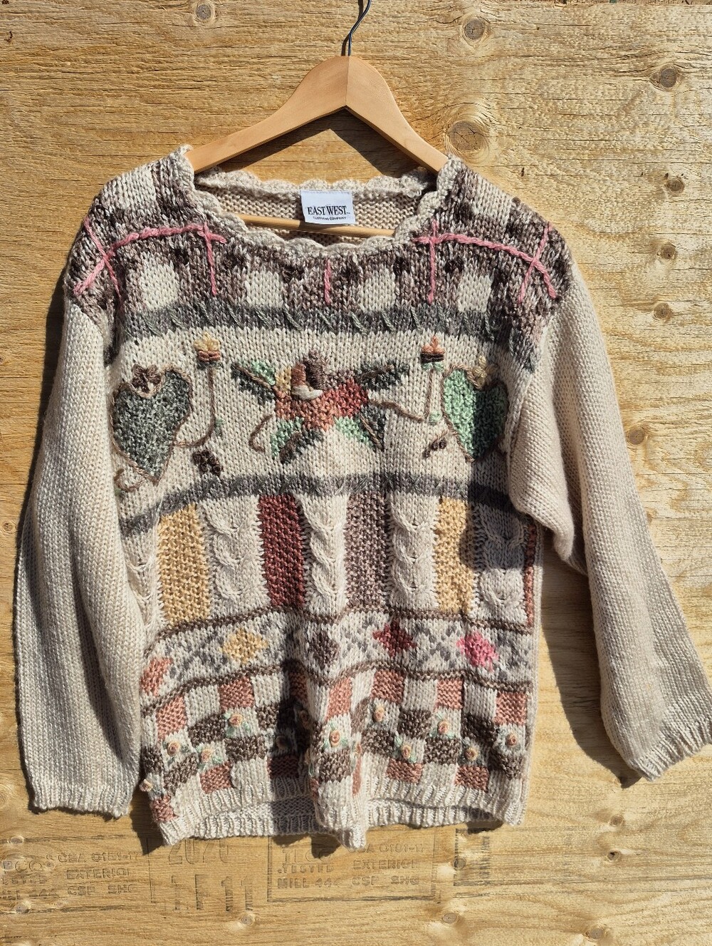 Vintage Cottagecore Sweater By East West Size Medium/large